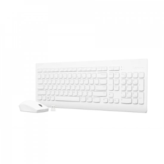 Lenovo | Wireless Combo Keyboard & Mouse | 510 | Keyboard and Mouse Combo | 2.4 GHz Wireless via Nano USB | Batteries included | English | White