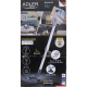 SALE OUT. | Adler | Vacuum Cleaner | AD 7036 | Corded operating | Handstick and Handheld | 800 W | - V | Operating radius 7 m | Yellow/Grey | Warranty 24 month(s) | DAMAGED PACKAGING