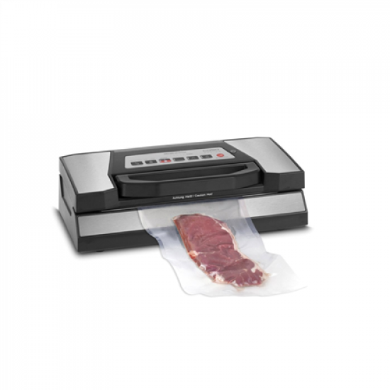 Caso | Bar Vacuum sealer | VR 690 advanced | Power 130 W | Temperature control | Black/Stainless steel
