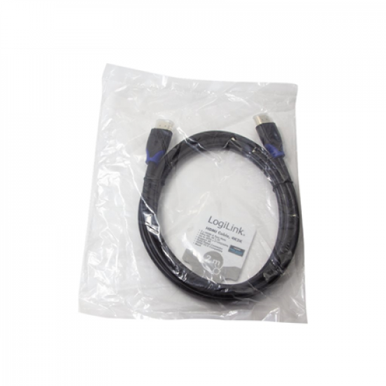 Logilink | Cable HDMI High Speed with Ethernet | HDMI | 2 m