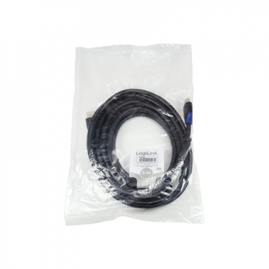 Logilink | Cable HDMI High Speed with Ethernet | CH0064 | HDMI Type A Male | HDMI Type A Male | HDMI to HDMI | 5 m