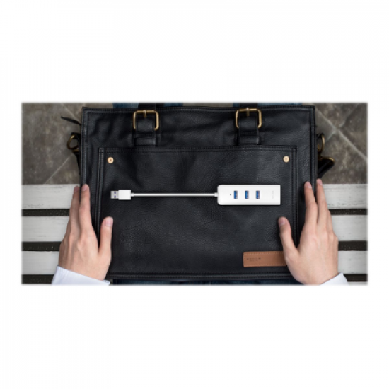 TP-LINK | USB 3.0 3-Port Hub & Gigabit Ethernet Adapter 2 in 1 USB Adapter | UE330