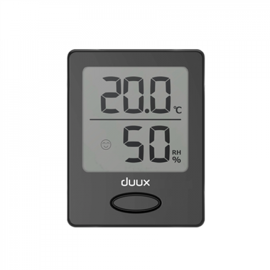 Duux | Sense | Black | LCD display | Hygrometer + Thermometer