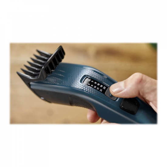 Philips | Hair clipper | HC3505/15 | Corded | Number of length steps 13 | Step precise 2 mm | Black/Blue