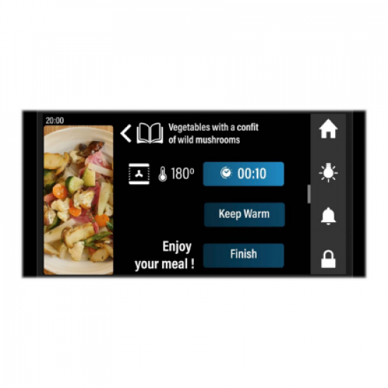 CATA | Oven | MT 9011 PRO BK | 70 L | Multifunctional | AquaSmart | TFT control | Height 59.5 cm | Width 59.5 cm | Black glass