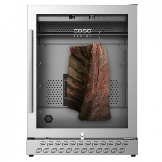 Caso | Dry aging cabinet with compressor technology | DryAged Master 125 | Energy efficiency class Not apply | Food-ageing cabinet with compressor technology | Free standing | Bottles capacity Not apply | Cooling type  Compressor technology | Stainless st