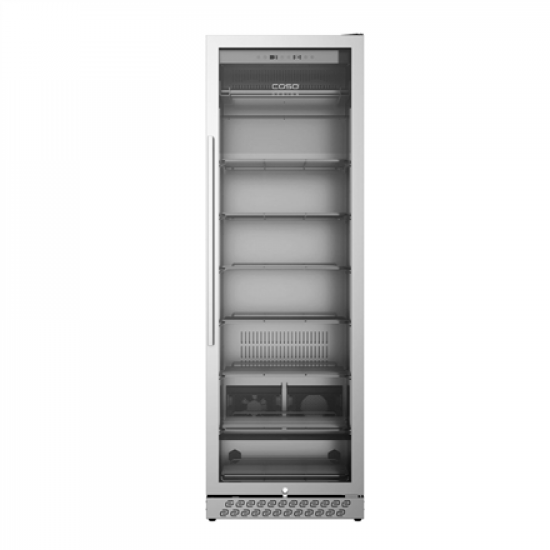 Caso | Dry aging cabinet with compressor technology | DryAged Master 380 Pro | Energy efficiency class Not apply | Food-ageing cabinet with compressor technology | Free standing | Bottles capacity Not apply | Cooling type  Compressor technology | Stainles