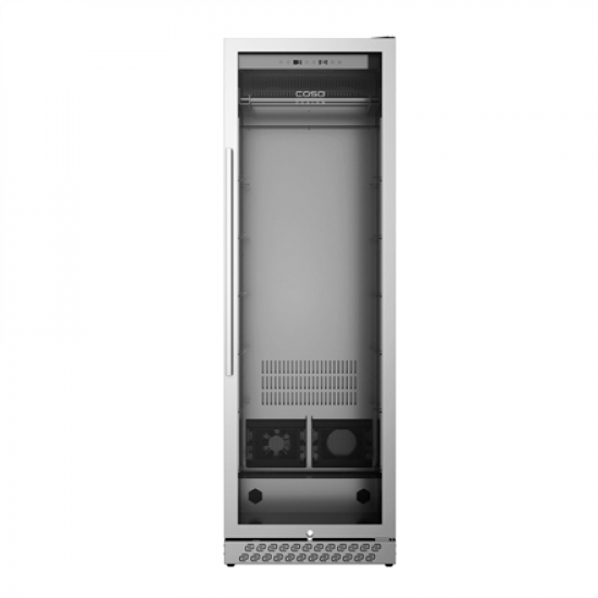 Caso | Dry aging cabinet with compressor technology | DryAged Master 380 Pro | Energy efficiency class Not apply | Food-ageing cabinet with compressor technology | Free standing | Bottles capacity Not apply | Cooling type  Compressor technology | Stainles
