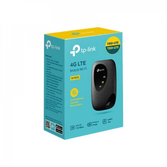 4G LTE Mobile Wi-Fi | M7000 | 150+50 Mbit/s | Mesh Support No | MU-MiMO No | 3G/4G data sharing | Antenna type Internal | 1 x micro USB