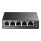 TP-LINK | Switch | TL-SG1005LP | Unmanaged | Desktop | PoE+ ports quantity 4 | Power supply type External