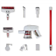 Jimmy Vacuum cleaner JV51 Cordless operating Handstick and Handheld 400 W 21.6 V Operating time (max) 45 min Red Warranty 24 month(s) Battery warranty 12 month(s)