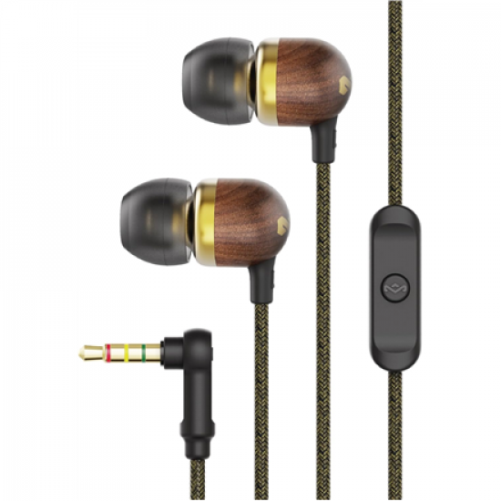 Marley | Earbuds | Smile Jamaica | Wired | In-ear | Microphone | Brass
