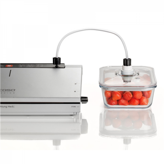 Caso | Vacuum pump and adapter | 01178 | White