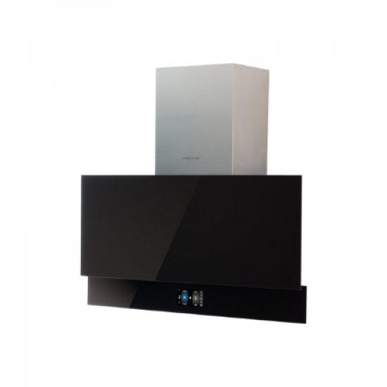 CATA | Hood | Goya PRO 90 BK | Wall mounted | Energy efficiency class A+++ | Width 90 cm | 842 m³/h | Touch control | LED | Black glass