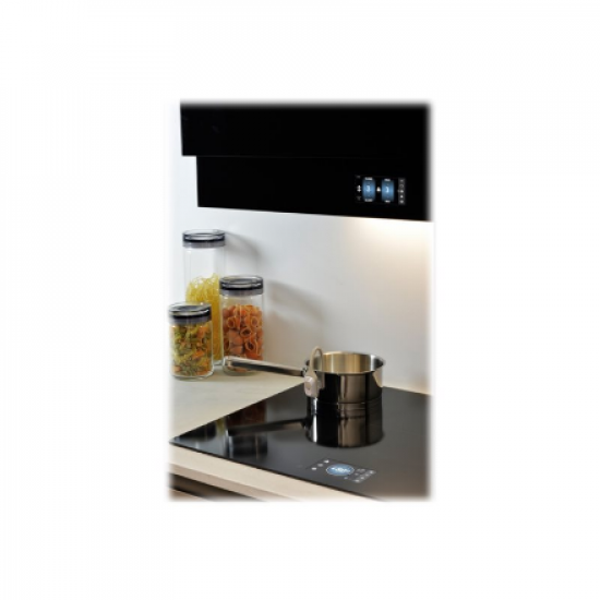 CATA | Hood | Goya PRO 90 BK | Wall mounted | Energy efficiency class A+++ | Width 90 cm | 842 m³/h | Touch control | LED | Black glass