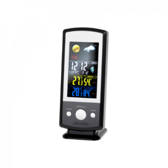 Mesko | MS 1177 | Black | Colorful Digital Display | Weather station