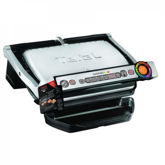 TEFAL | OptiGrill+ + Waffle plate set | GC716D12 | Electric Grill | 2000 W | Silver