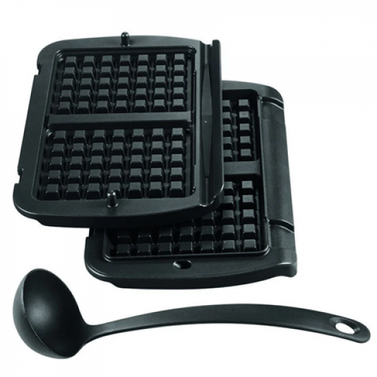 TEFAL | OptiGrill+ + Waffle plate set | GC716D12 | Electric Grill | 2000 W | Silver