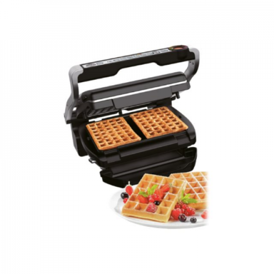 TEFAL | OptiGrill+ + Waffle plate set | GC716D12 | Electric Grill | 2000 W | Silver
