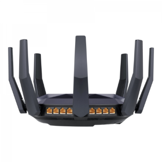 AX6000 Dual Band Router | RT-AX89X | 802.11ax | 4804+1300  Mbit/s | 10/100/1000 Mbit/s | Ethernet LAN (RJ-45) ports 8 | Mesh Support Yes | MU-MiMO Yes | Antenna type 8xExternal | 2xUSB 3.1 Gen 1