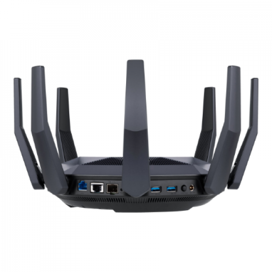 AX6000 Dual Band Router | RT-AX89X | 802.11ax | 4804+1300  Mbit/s | 10/100/1000 Mbit/s | Ethernet LAN (RJ-45) ports 8 | Mesh Support Yes | MU-MiMO Yes | Antenna type 8xExternal | 2xUSB 3.1 Gen 1