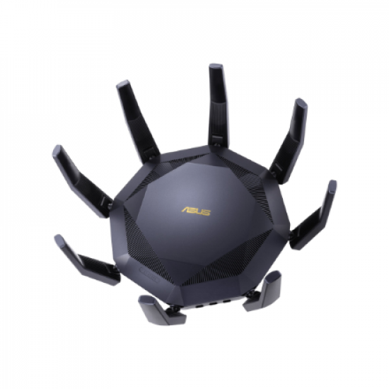 AX6000 Dual Band Router | RT-AX89X | 802.11ax | 4804+1300  Mbit/s | 10/100/1000 Mbit/s | Ethernet LAN (RJ-45) ports 8 | Mesh Support Yes | MU-MiMO Yes | Antenna type 8xExternal | 2xUSB 3.1 Gen 1