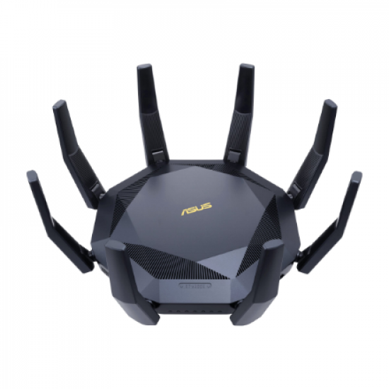 AX6000 Dual Band Router | RT-AX89X | 802.11ax | 4804+1300  Mbit/s | 10/100/1000 Mbit/s | Ethernet LAN (RJ-45) ports 8 | Mesh Support Yes | MU-MiMO Yes | Antenna type 8xExternal | 2xUSB 3.1 Gen 1