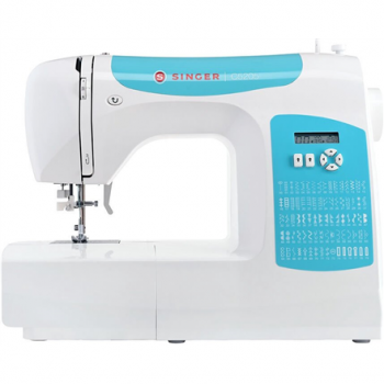 Singer | Sewing Machine | C5205-TQ | Number of stitches 80 | Number of buttonholes 1 | White/Turquoise