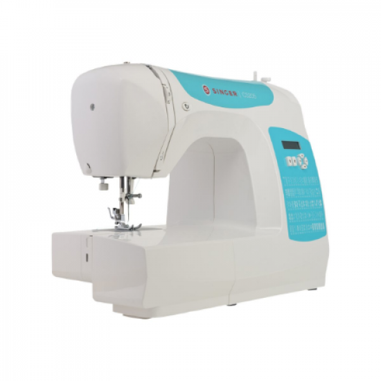 Singer | Sewing Machine | C5205-TQ | Number of stitches 80 | Number of buttonholes 1 | White/Turquoise
