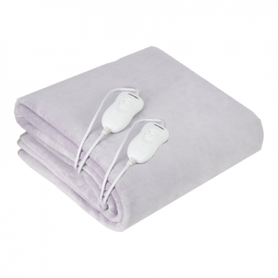Adler | Electirc heating under-blanket | AD 7426 | Number of heating levels 4 | Number of persons 2 | Washable | Remote control | Coral fleece | 2 x 60 W | Grey