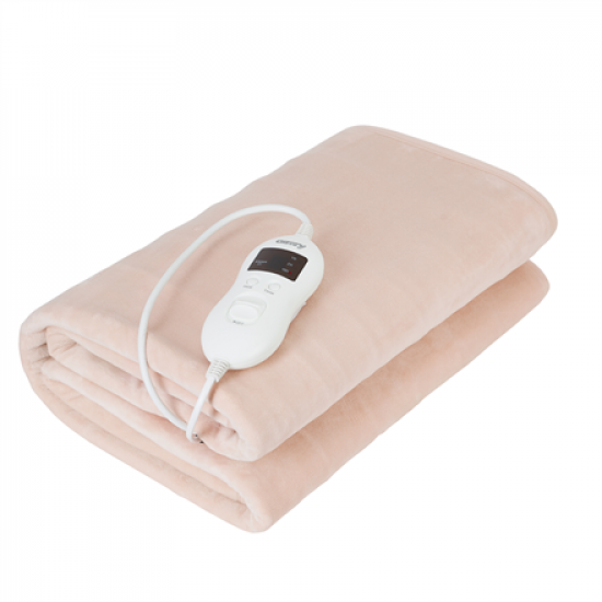 Camry | Electric blanket | CR 7423 | Number of heating levels 8 | Number of persons 1 | Washable | Coral fleece | 60 W | Beige