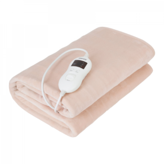 Camry | Electric blanket | CR 7423 | Number of heating levels 8 | Number of persons 1 | Washable | Coral fleece | 60 W | Beige