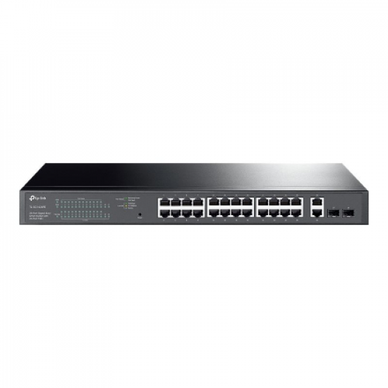 TP-LINK | Switch | TL-SG1428PE | Web managed | Rackmountable | SFP ports quantity 2 | PoE+ ports quantity 24 | Power supply type 100-240VAC, 50-60Hz voltage