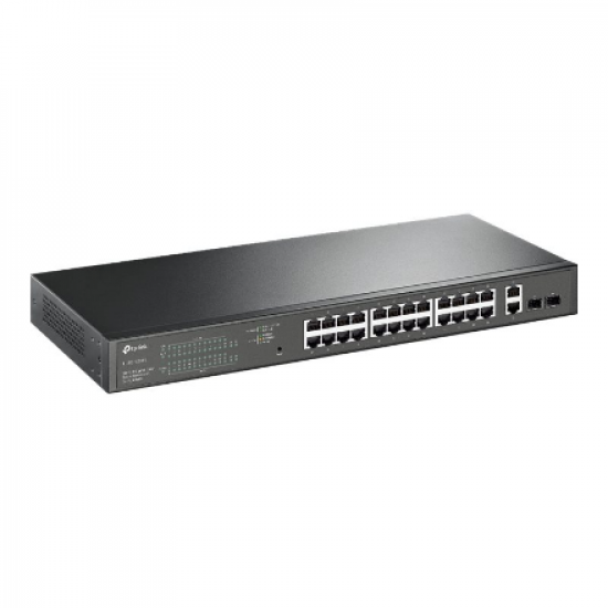 TP-LINK | Switch | TL-SG1428PE | Web managed | Rackmountable | SFP ports quantity 2 | PoE+ ports quantity 24 | Power supply type 100-240VAC, 50-60Hz voltage