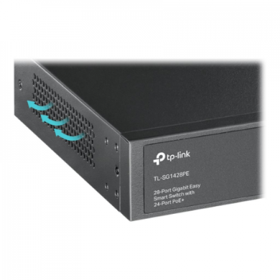TP-LINK | Switch | TL-SG1428PE | Web managed | Rackmountable | SFP ports quantity 2 | PoE+ ports quantity 24 | Power supply type 100-240VAC, 50-60Hz voltage