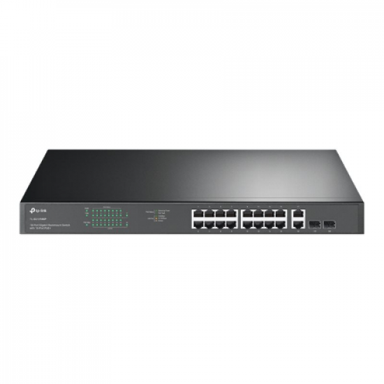 TP-LINK | Switch | TL-SG1218MP | Unmanaged | Rackmountable | 10/100 Mbps (RJ-45) ports quantity 18 | SFP ports quantity 2 | PoE+ ports quantity 16 | Power supply type 100-240VAC, 50-60Hz voltage