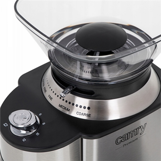 Camry | Coffee Grinder | CR 4443 | 200 W | Coffee beans capacity 230 g | Number of cups 12 per container pc(s) | Inox