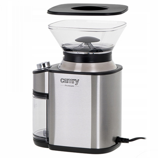 Camry | Coffee Grinder | CR 4443 | 200 W | Coffee beans capacity 230 g | Number of cups 12 per container pc(s) | Inox