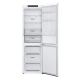 LG | Refrigerator | GBB61SWJMN | Energy efficiency class E | Free standing | Combi | Height 186 cm | No Frost system | Fridge net capacity 234 L | Freezer net capacity 107 L | Display | 36 dB | White