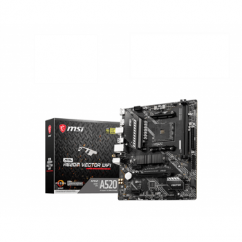 MSI | MAG A520M VECTOR WIFI | Processor family AMD | Processor socket AM4 | DDR4 | Memory slots 2 | Chipset AMD A | Micro ATX