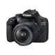 Canon | EOS 2000D 18-55 IS + LP-E10 EU26 | SLR camera | Megapixel 24.1 MP | Optical zoom 3 x | Image stabilizer | ISO sensitivity (max) 12800 | Display diagonal 3.0 