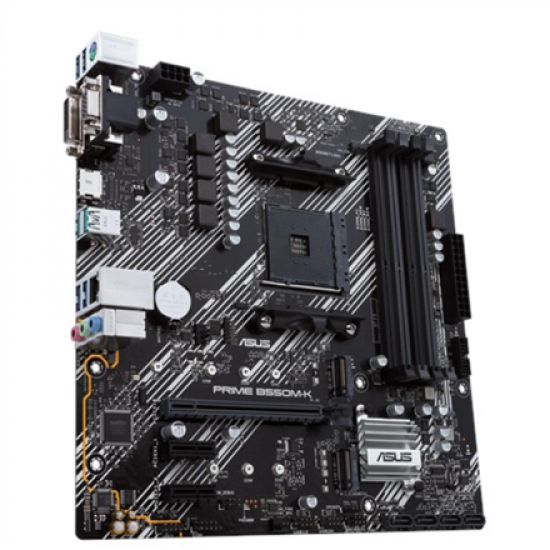 Asus | PRIME B550M-K | Processor family AMD | Processor socket AM4 | DDR4 | Memory slots 4 | Chipset AMD B | Micro ATX
