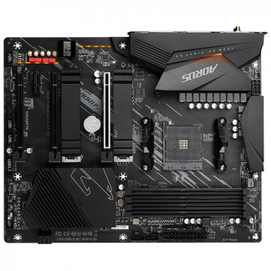 Gigabyte | B550 AORUS ELITE AX V2 1.0 | Processor family AMD | Processor socket AM4 | DDR4 DIMM | Memory slots 4 | Number of SATA connectors 4 x SATA 6Gb/s connectors | Chipset AMD B | ATX