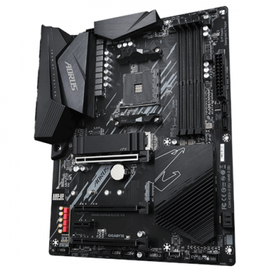 Gigabyte | B550 AORUS ELITE V2 1.0 | Processor family AMD | Processor socket AM4 | DDR4 DIMM | Memory slots 2 | Chipset AMD B | ATX