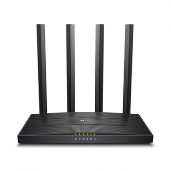 AC1200 Wireless Gigabit Router | Archer C6U | 802.11ac | 300+867 Mbit/s | 10/100/1000 Mbit/s | Ethernet LAN (RJ-45) ports 4 | Mesh Support No | MU-MiMO Yes | No mobile broadband | Antenna type External | 1× USB 2.0