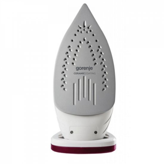 Gorenje | Steam Iron | SIH3000RBC | Steam Iron | 3000 W | Water tank capacity 350 ml | Continuous steam 40 g/min | Steam boost performance 105 g/min | Red/White