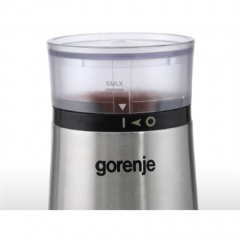 Gorenje | Coffee grinder | SMK150E | 150 W | Coffee beans capacity 60 g | Lid safety switch | Stainless steel