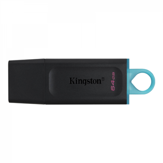 Kingston | DataTraveler Exodia USB Flash Drive | 64 GB | USB 3.2 Gen 1 | Black/Blue
