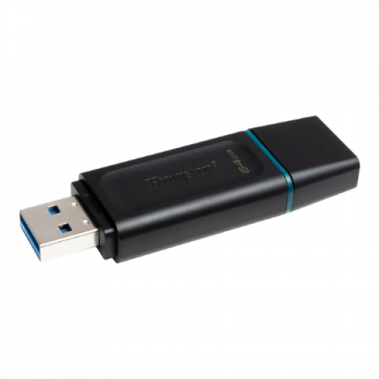 Kingston | DataTraveler Exodia USB Flash Drive | 64 GB | USB 3.2 Gen 1 | Black/Blue