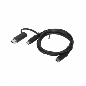 Lenovo | 1m, Hybrid USB-C with USB-A Cable